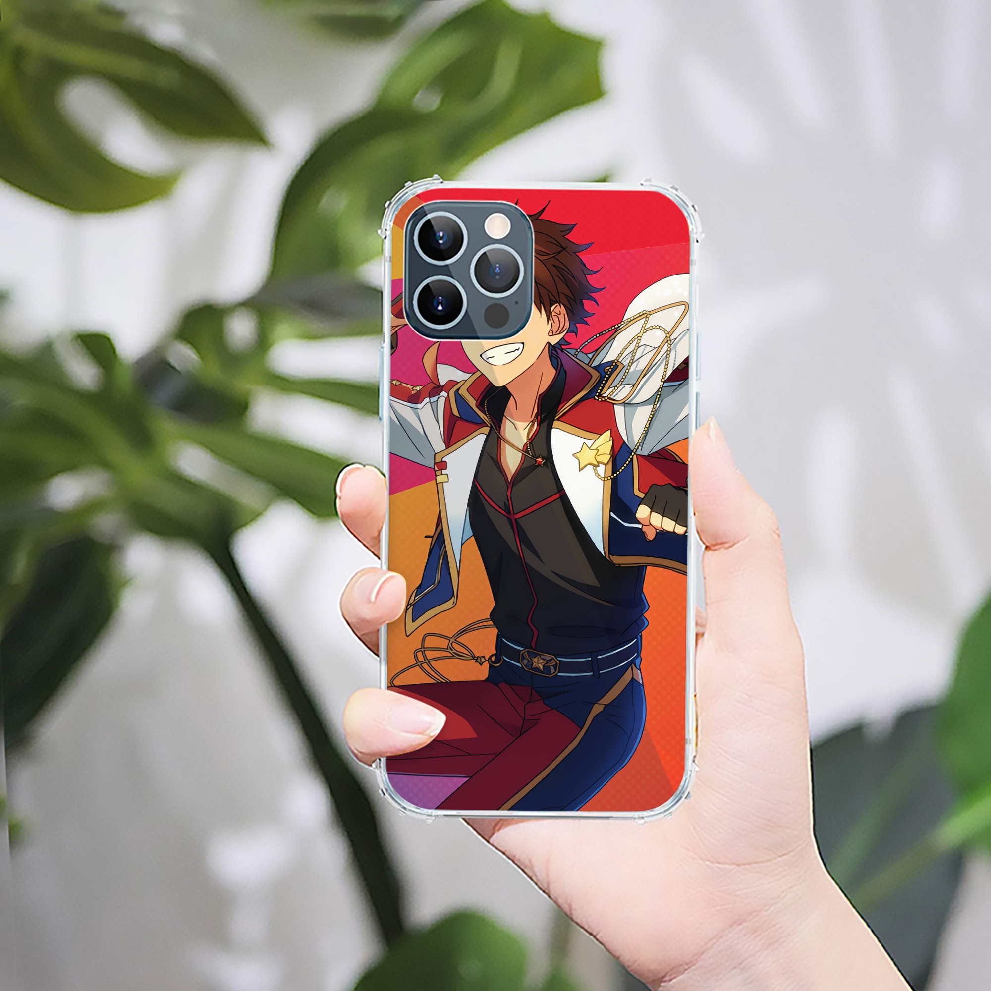 （画像用） あんさんぶるスターズ! Ensemble Stars 【iPhone 12シリーズ対応】透明スマホケース（クリアソフトケース）